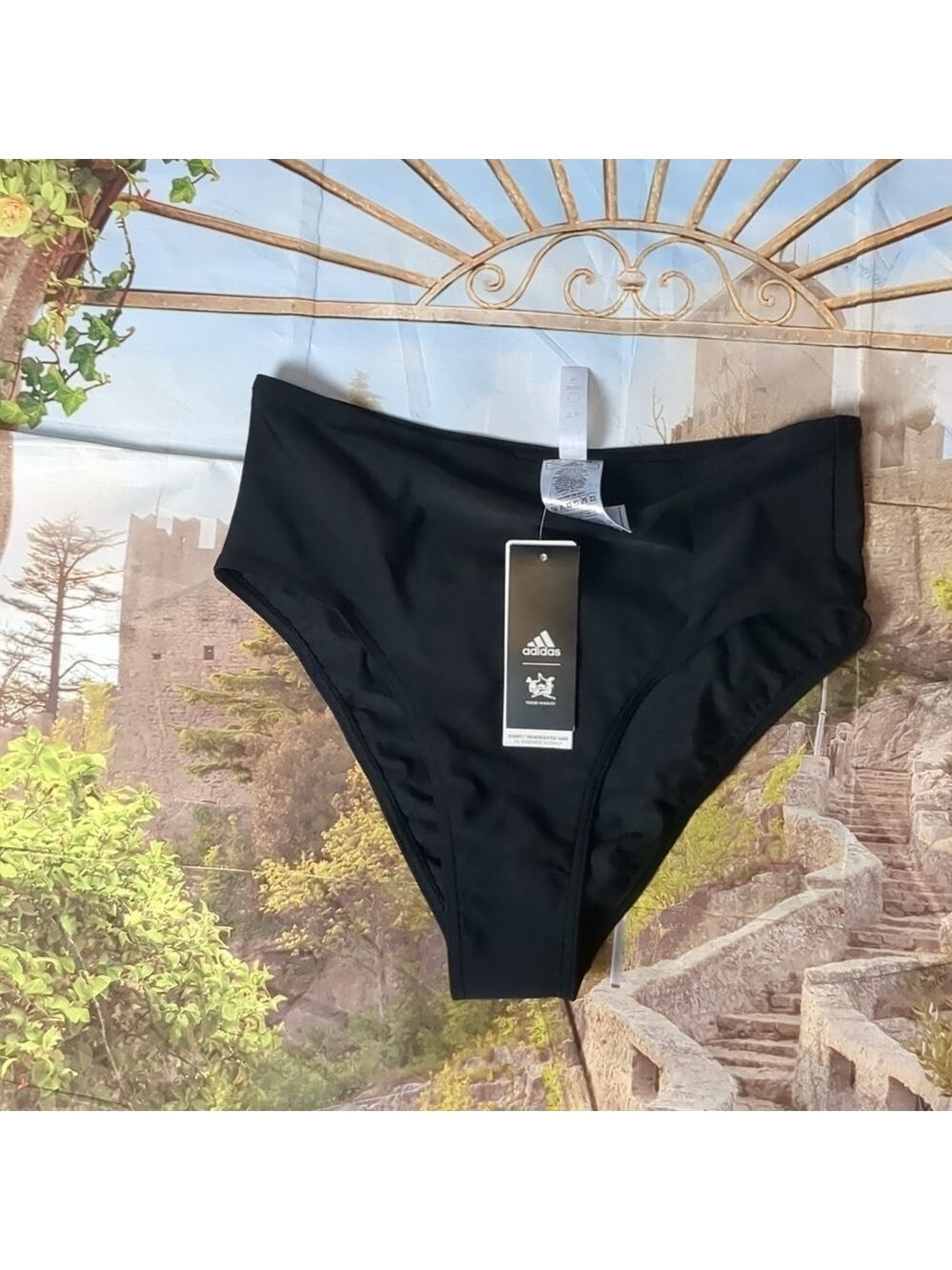 ADIDAS x Thebe Magugu Collab black swim bottom size large